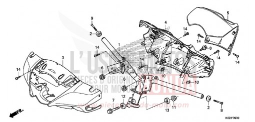 MANUBRIO STERZO/COPERTURA MANUBRIO SH150ADG di 2016